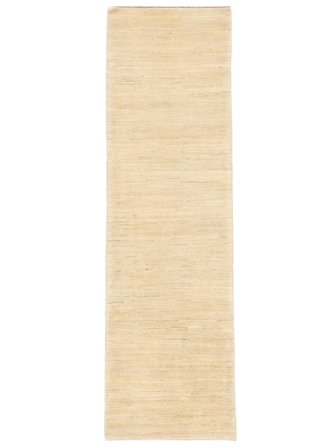 Gabbeh Persia Fine Rug Hand Knotted 88X295 Runner Beige Persia
