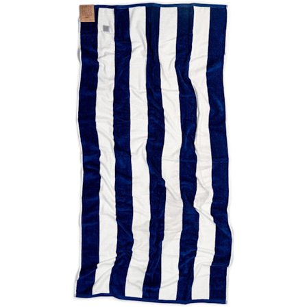 100% Bomulds Velour Strandhåndklæde - Cabana Striber, Blødt og Ultra Absorberende - Ideel som et Stort Anti-Sand Strandhåndklæde og Pool Håndklæde - 
