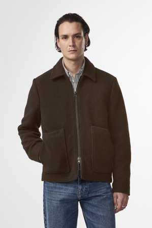 Gael 8267 Jacka Herr Brun Ullblandning