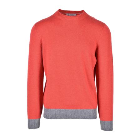 Brunello Cucinelli, Sweater Rood, Heren, Maat:M