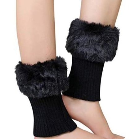 Naisten ja tyttöjen lämpimät saappaanvarret, lyhyet virkatut saappaansuojat, naisten pehmeät ja mukavat saapassukat, lumisukat