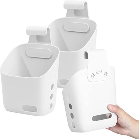 Valkoinen 3 kpl ripustuskorit, ripustuslaatikko, sängyt