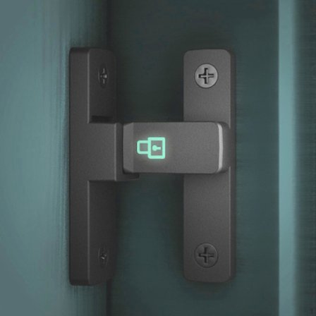 90 Graders Dørlås, Nem Installation, Metal Flip Skydehaspe, Låsning for_Særlige gaver