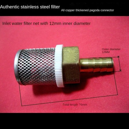 2 Stk Messing Filter Mesh Filter 12MM 12MM