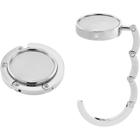 2X Kätevä Laukku Koukku - Taitettava Metalli Laukku Ripustin - Laukku Pidike Pöydälle