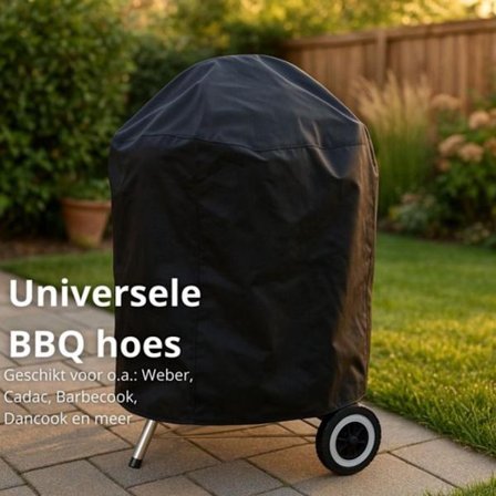 AREBOS Grillöverdrag Rund för 57cm Klotgrill, ø72 x H90, Frost- och UV-beständig, Grillskydd, Extra stark