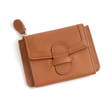 Smal myntväska med dragkedja för flera kort