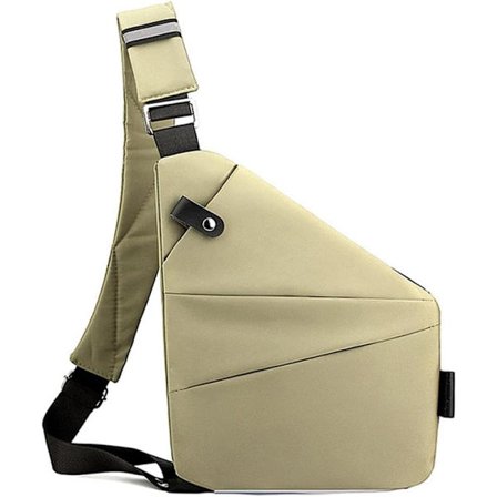 Tyverisikker reiseveske, vanntett crossbody-reiseveske, slank sling-veske crossbody-reiseveske, avslappet ryggsekk, brystvesker for menn, reise{f2}