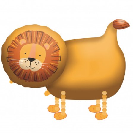 Självgående Ballong - Lejon - Djungel Kalas Dekoration - Kalaslagret.se