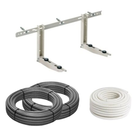 Kit installazione condizionatore dual split 10 mt 1/4" x 1/2"