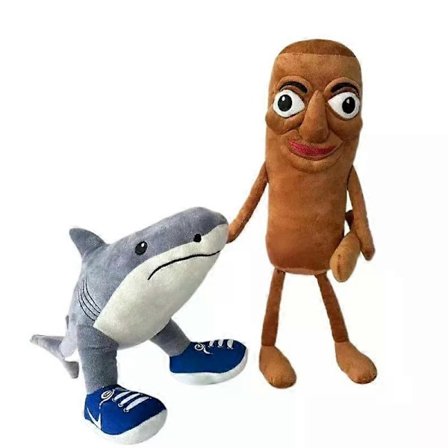 30cm Italiensk Brainrot Tralalero Tralala Plyschdocka Anime Fylld Mjuk Kudde Prydnadskudde Perifer Leksak [DB]