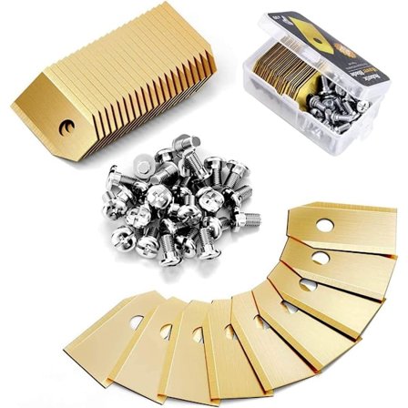 Robotplæneklipper, 30 universelle reserveklinger, reservekniv, der passer til alle Husqvarna Automower, Gardena, Yardforce robotplæneklippere