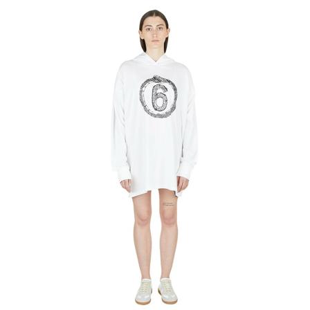 MM6 Maison Margiela Klänning vit, Dam, Dam, Storlek: XS