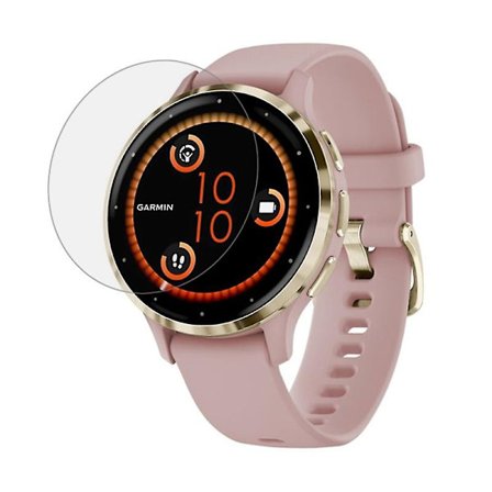 D34mm Skærmbeskytter til Garmin Venu 3S 41mm, Anti-ridse Sensitiv Touch TPU Skærmfilm