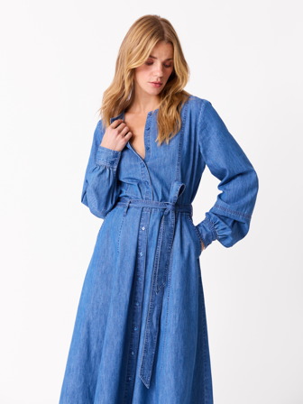 Jean Paul - Aline kjole - Dame - Blå - Kjoler - XL