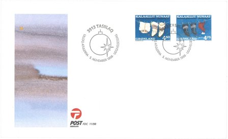 Grønland 1998 - AFA 334-335 - FDC