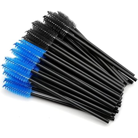 Ögonfransborste engångs ögonfransborstar ögonfranskam mascara borste ögonbryn mascara borste makeup 50 st