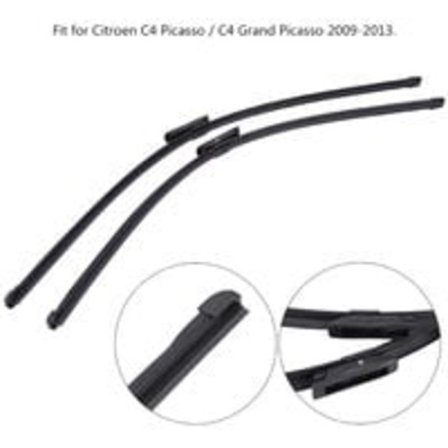 2 stk. Frontruteviskere, Venstre & Høyre, for Citroen C4 Picasso / C4 Grand Picasso 09-13