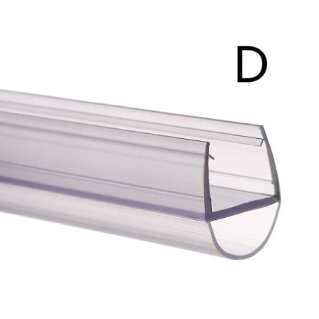 2m suihkunäytön tiivistysnauha PVC kylpyamme suihkunäytön oven tiivistysnauha 6-12 mm:lle Gla Seal Gap ikkunaovi tiiviste