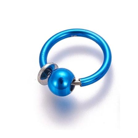 REA__REA_1 Mörkblå Clip On Ringar med avtagbara kulor 13 mm Dark blue