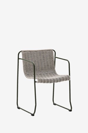 Kave Home - Utomhusstol - maurina - Grön - Utestolar & pallar - Från Homeroom