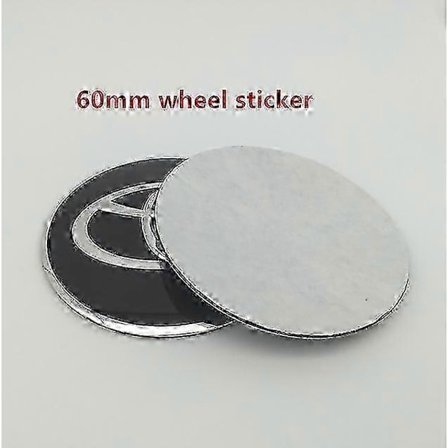 Nya 4st 56mm 60mm 65mm För Toyota Bil Hjulnav Center Kåpa Märke Skydd Emblem Klistermärke Styling Acc