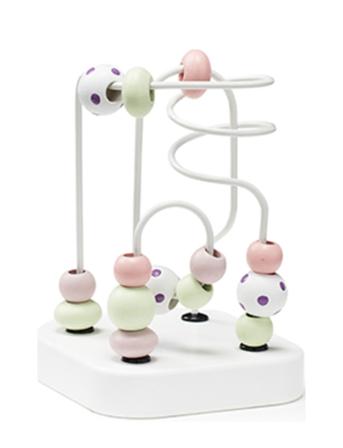 Mini Maze White Edvin Toys Baby Toys Educational Toys Activity Toys Multi/mönstrad Kid's Concept