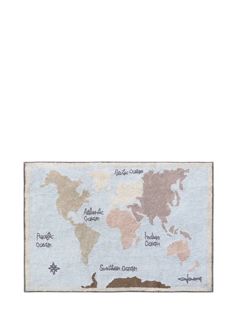 Lorena Canals Washable Rug Vintage Map - Multi/patterned - 140X 200CM