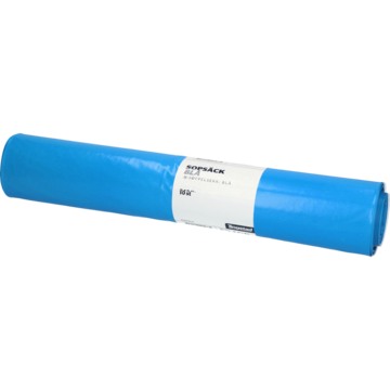 SØPPELSEKK 240L BLÅ/HVIT