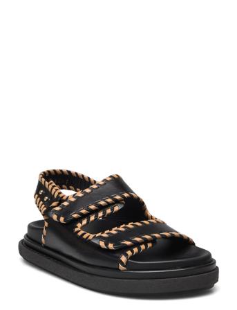 Barrel Shoes Summer Shoes Flat Sandals Svart ALOHAS*Betinget Tilbud