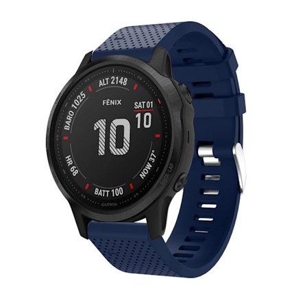 Silikonarmband Garmin Fenix 5S Plus Blå