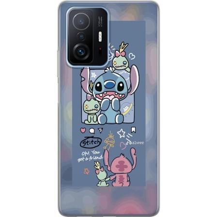 Xiaomi 11T Pro Gennemsigtig cover Stitch Venner