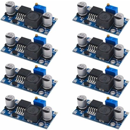 8 st LM2596S DC - DC Hög effektivitet Spänningsregulator 3.2-35V t