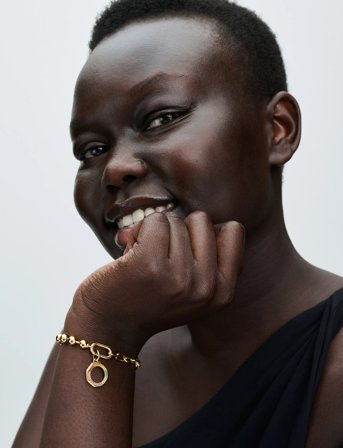 Pandora 14K Gold-Plated Bead And Link Bracelet - Gold - 20 CM