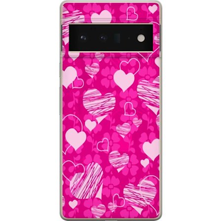 Yhteensopiva Puhelinkuori Google Google Pixel 6 Pro PopSydänKuviointi