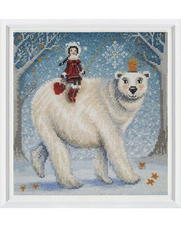 Stickpackung Bild Eisbär