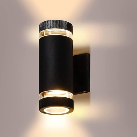 Udendørs LED Moderne, Oval Vægskænkelampe Op Og Ned