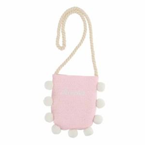Monnalisa Pink Pom-Pom Crossbody Bag One Size - Bags - One size - Pink