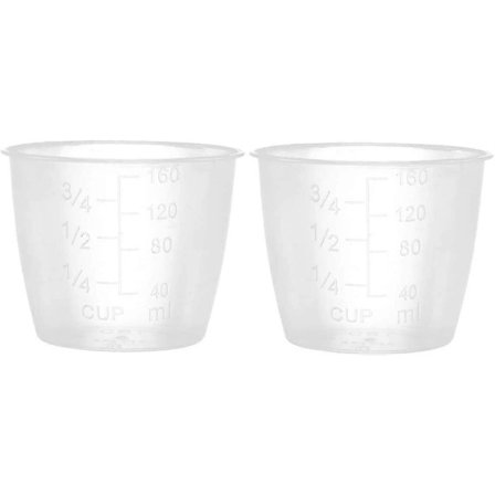 2-pakning Plast Gjennomsiktige Målekopper Ris Målekopper Elektrisk Riskoker Erstatningskopper Kjøkkenartikler Klar Én Størrelse