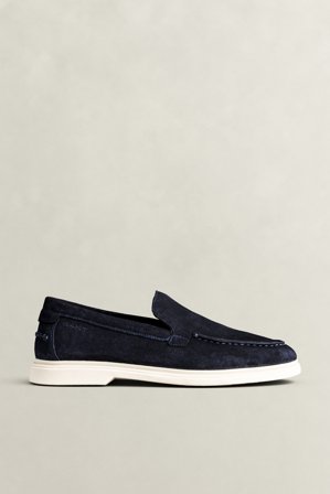 GANT Herren Boery Loafer aus Veloursleder (45) Marineblau