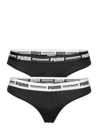 Puma Women String 2P Pack G-streng Undertøj Sort PUMA