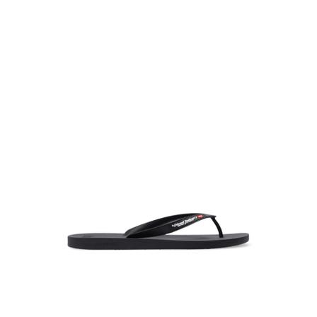 Diesel, Sa- Kauay slides with logo Zwart, Heren, Maat:46 EU,rubber