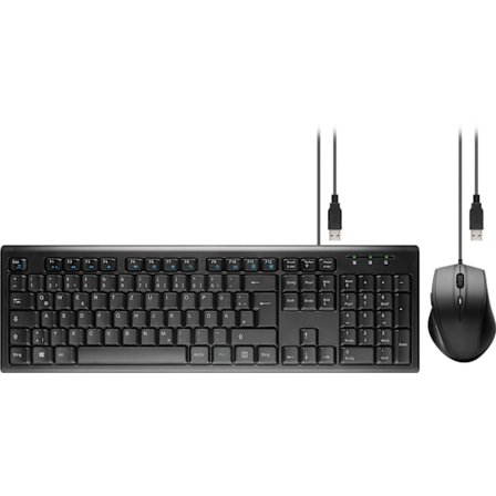 Sats med tangentbord och mus med USB-anslutningar