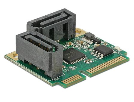 Delock Diskkontroller - SATA 6Gb/s - Mini PCI