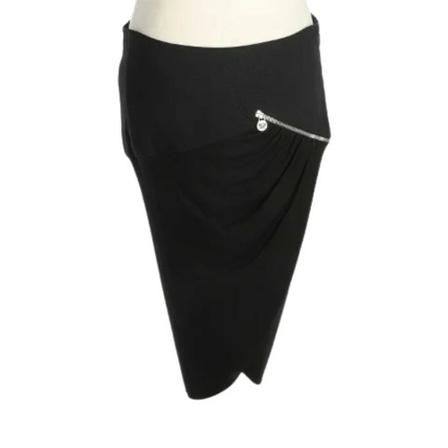 Versace Pre-owned Pre-owned Stof underdele Sort, Dame Vintage Nederdele