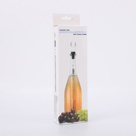 Stainless Steel Wine Chiller, Wine Bottle Chilling Stick with Pourer Spout, Wine Chiller Set For Red & White Wine