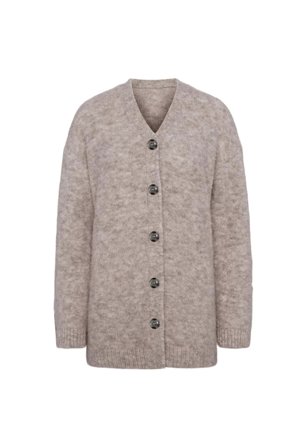 Paula Knit Cardigan Taupe Melange M
