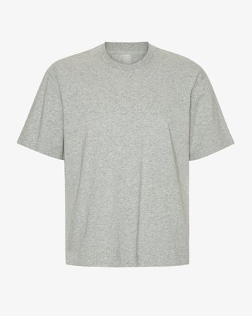Oversized Organic T-Shirt - Heather Grey - Male - S