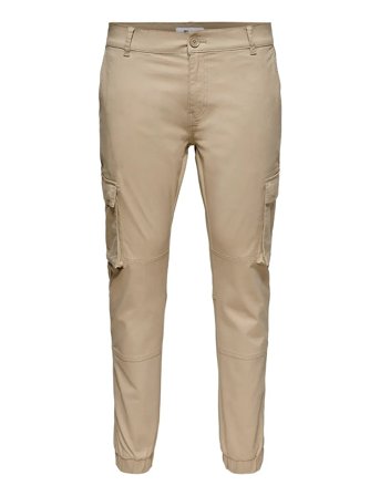 Onscam Stage Cargo Cuff Life 6687 Noos Beige ONLY & SONS