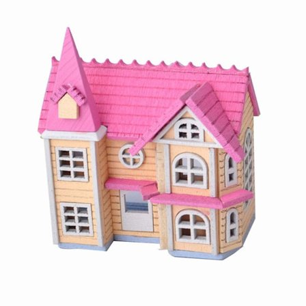 DIY Dollhouse Kit Miniature Dukkehuse 2 2